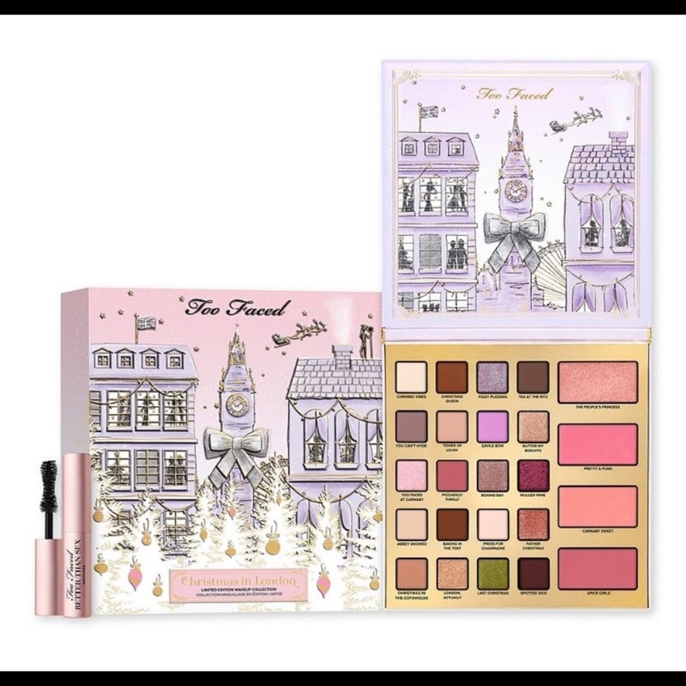⚡️HOST PICK⚡️NWT TOOFACED CHRISTMAS IN LONDON LIMITED EDITION 💯 %AUTHENT…